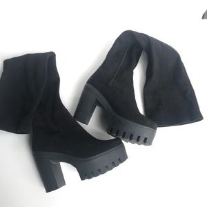 ASOS Over the Knee Suede boot